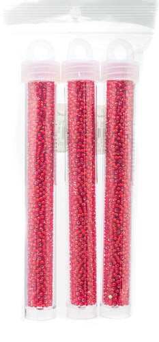 Miyuki Seed Beads Ruby Silver Lined - 22g Vials