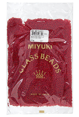 Miyuki Seed Beads Ruby Silver Lined 250g