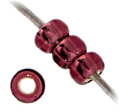 Miyuki Seed Bead 11/0 Dark Smoky Amethyst Silver Lined - 22g Vials