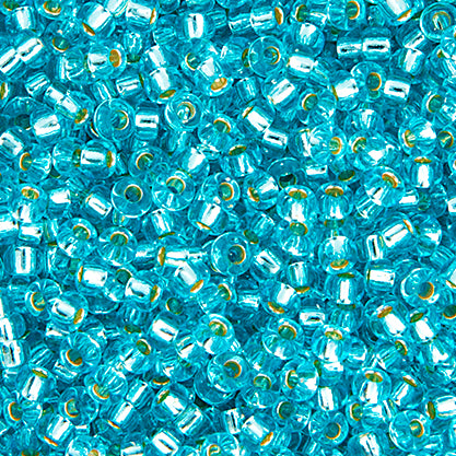 Miyuki Seed Bead 11/0 Aqua Silver Lined 250g