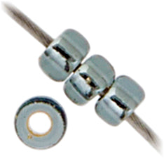 Miyuki Seed Bead 11/0 Grey Silver Lined - 22g Vials