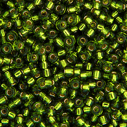 Miyuki Seed Beads Olive Silver Lined 250g