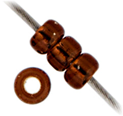 Miyuki Seed Bead 11/0 Root Beer Silver Lined - 22g Vials