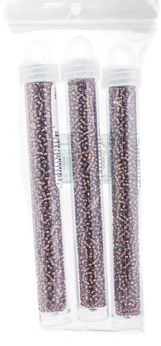 Miyuki Seed Bead 11/0 Root Beer Silver Lined - 22g Vials