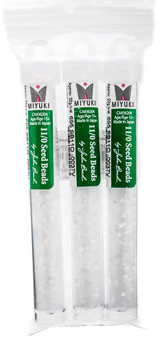 Miyuki Seed Bead 11/0 Crystal Silk Satin - 22g Vials