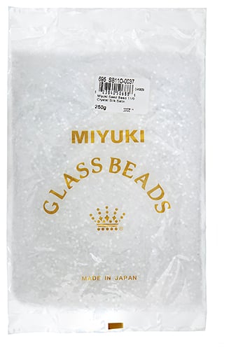 Miyuki Seed Bead 11/0 Crystal Silk Satin 250g