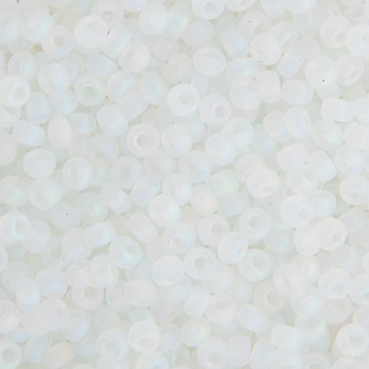 Miyuki Seed Beads Transparent Crystal AB Matte - 22g Vials