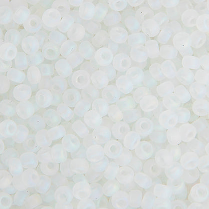 Miyuki Seed Beads Transparent Crystal AB Matte 250g