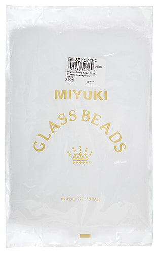 Miyuki Seed Beads Transparent Crystal Matte 250g