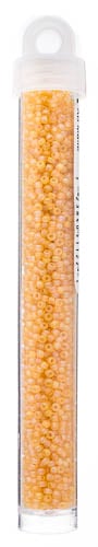 Miyuki Seed Beads Transparent Light Topaz AB Matte - 22g Vials