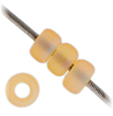 Miyuki Seed Beads Transparent Light Topaz AB Matte 250g