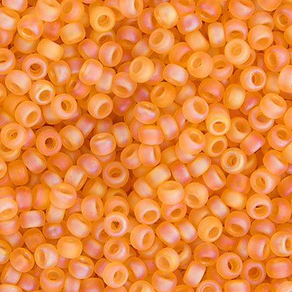 Miyuki Seed Beads Transparent Light Topaz AB Matte 250g