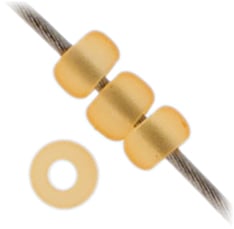 Miyuki Seed Beads Transparent Light Topaz Matte - 22g Vials