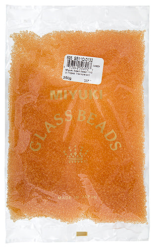 Miyuki Seed Beads Transparent Light Topaz 250g