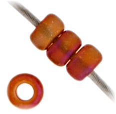 Miyuki Seed Bead 11/0 Dark Topaz Transparent Matte Rainbow 250g