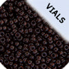 Miyuki Seed Bead 11/0 Chocolate Brown Transparent - 22g Vials