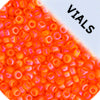 Miyuki Seed Bead 11/0 Orange Transparent AB Matte - 22g Vials