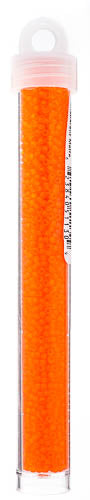 Miyuki Seed Bead 11/0 Orange Transparent Matte - 22g Vials