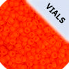 Miyuki Seed Bead 11/0 Orange Transparent Matte - 22g Vials