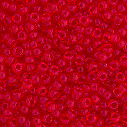 Miyuki Seed Bead 11/0 Red Orange Transparent - 22g Vials