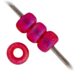 Miyuki Seed Bead 11/0 Ruby Transparent AB Matte 250g