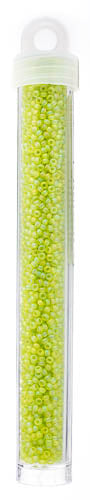 Miyuki Seed Bead 11/0 Chartreuse Transparent AB Matte - 22g Vials