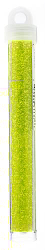 Miyuki Seed Beads Transparent Chartreuse - 22g Vials