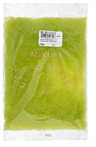 Miyuki Seed Beads Transparent Chartreuse 250g