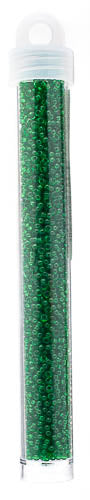 Miyuki Seed Bead 11/0 Green Lime Transparent - 22g Vials