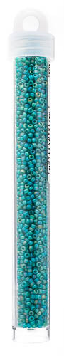 Miyuki Seed Bead 11/0 Emerald Transparent AB Matte - 22g Vials