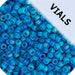Miyuki Seed Bead 11/0 Capri Blue Transparent AB Matte - 22g Vials