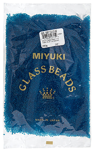 Miyuki Seed Bead 11/0 Capri Blue Transparent 250g