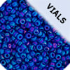 Miyuki Seed Bead 11/0 Cobalt Transparent AB Matte - 22g Vials