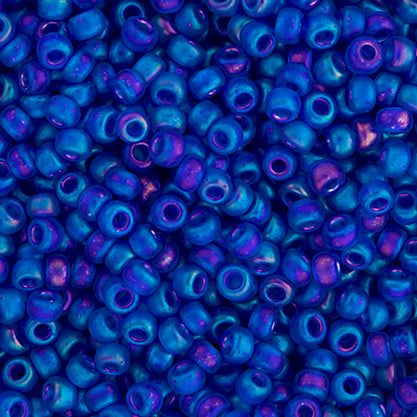 Miyuki Seed Bead 11/0 Cobalt Transparent AB Matte 250g
