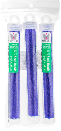 Miyuki Seed Bead 11/0 Cobalt Transparent - 22g Vials