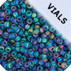 Miyuki Seed Bead 11/0 Grey Transparent AB Matte Rainbow - 22g Vials