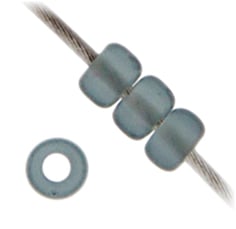 Miyuki Seed Bead 11/0 Grey Transparent Matte - 22g Vials