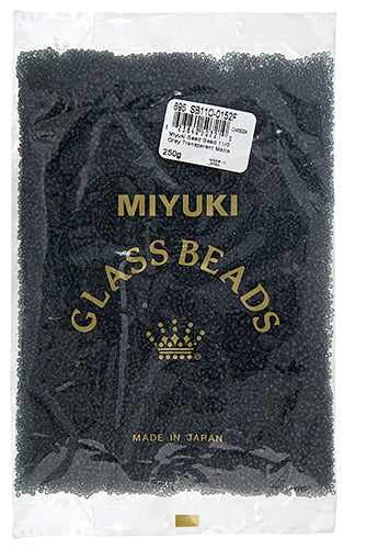 Miyuki Seed Bead 11/0 Grey Transparent Matte 250g