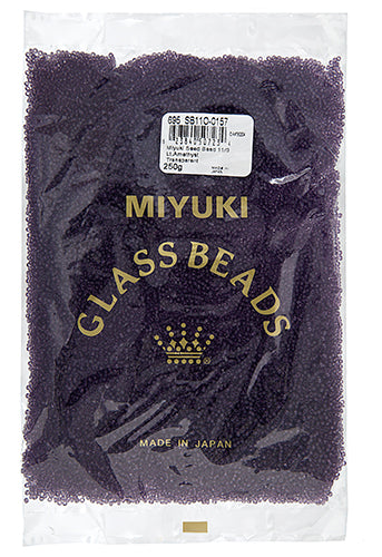 Miyuki Seed Bead 11/0 Light Amethyst Transparent 250g