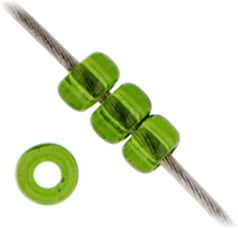 Miyuki Seed Bead 11/0 Olive Transparent - 22g Vials