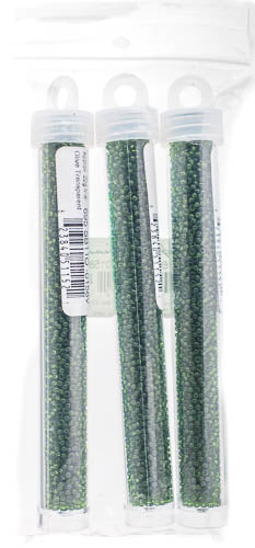 Miyuki Seed Bead 11/0 Olive Transparent - 22g Vials