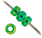 Miyuki Seed Bead 11/0 Green Transparent AB - 22g Vials