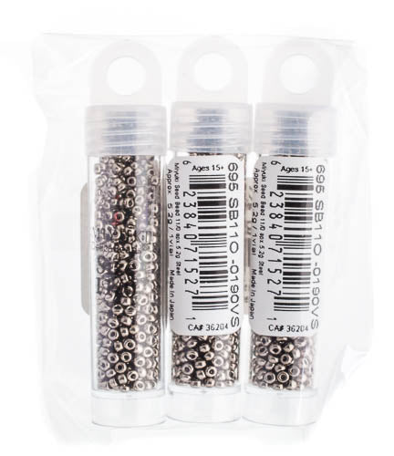 Miyuki Seed Bead 11/0 Steel - Vials