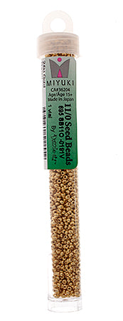Miyuki Seed Bead 11/0 24kt Gold Plated - Vials