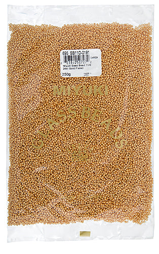 Miyuki Seed Bead 11/0 24kt Gold Plated 250g