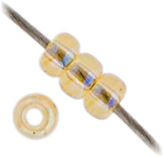 Miyuki Seed Bead 11/0 Light Topaz Transparent AB - 22g Vials