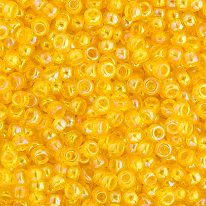 Miyuki Seed Bead 11/0 Yellow Transparent AB - 22g Vials
