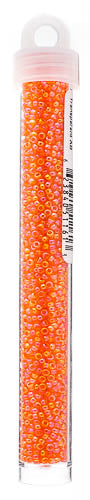 Miyuki Seed Bead 11/0 Light Orange Transparent AB - 22g Vials
