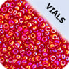 Miyuki Seed Bead 11/0 Light Siam Transparent AB - 22g Vials
