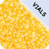 Miyuki Seed Bead 11/0 Pale Yellow Lined-Dyed AB - 22g Vials